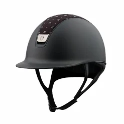 Samshield - Casque d'équitation Shadowmatt 2.0 Royal flower Swaroski Noir Outlet