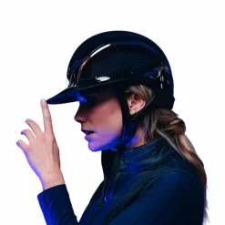 Sale Samshield - Casque XJ Miss carbone 52 Swarovski (avec mousse) Marine