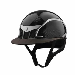 Best Samshield - Casque XJ Miss carbone chrome (avec mousse) Noir