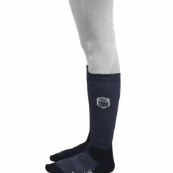 Samshield - Chaussettes d'équitation unisexe Balzane Glitter Marine