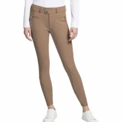 Outlet Samshield - Pantalon d'équitation femme Chloé Crystal camel Beige