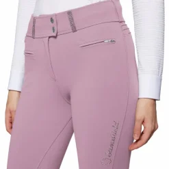 Sale Samshield - Pantalon d'équitation femme Claranova feather full grip Rose