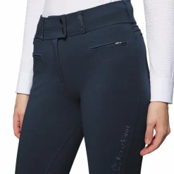 New Samshield - Pantalon d'équitation femme Claranova Marine