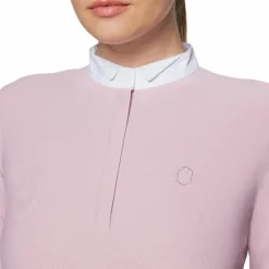 Sale Samshield - Polo de concours manches longues femme Ornella feather Rose