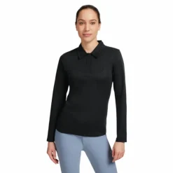 Samshield - Polo manches longues femme Lucie mesh Noir Sale