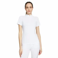 New Samshield - Polo technique femme Bruna Blanc
