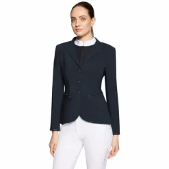 Hot Samshield - Veste de concours femme Victorine Crystal Fabric regular Marine