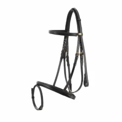 Best Stübben - Bridon Leitrim 2300 muserolle combinée //laiton Noir