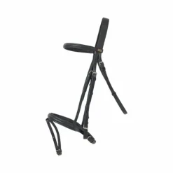 TdeT -  Bridon avec rênes Sisley muserolle combinée noir Discount