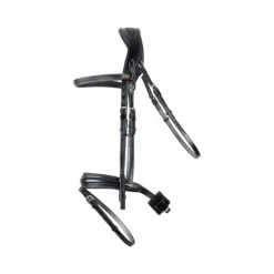 TdeT - Bridon et rênes têtière anatomique Matisse noir/noir