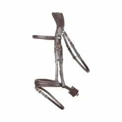 TdeT - Bridon et rênes têtière anatomique Matisse marron/marron Havane Online