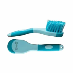 TdeT - Brosse à pieds bicolore turquoise/ ciel Bleu Clearance