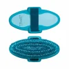 TdeT -  Brosse douce bicolore turquoise/bleu ciel Hot