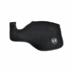 TdeT - Couvre-reins polaire noir et gris 260g Marine Clearance