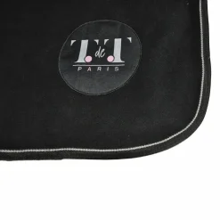 TdeT - Couvre-reins polaire noir et gris 260g Marine Clearance