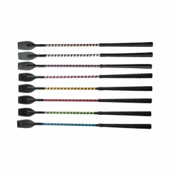 TdeT -  Cravache Sucre d'Orge bleu/noir Outlet