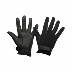 Hot TdeT - Gants maille et daim noir