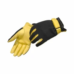 Outlet TdeT - Gants maille et daim gold