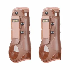 TdeT - Guêtres ouvertes coques et cuir / noir Marron Best