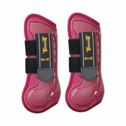 TdeT - Guêtres ouvertes Design bordeaux x2 Hot