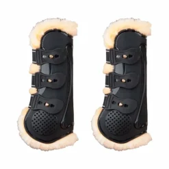 TdeT - Guêtres proteck' compet doublure mouton noir/naturel x2 Discount