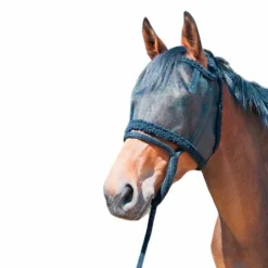 TdeT - Masque anti-mouches sans oreilles Noir Hot