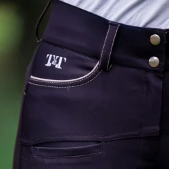 TdeT - Pantalon d'équitation femme Ultime Noir Clearance