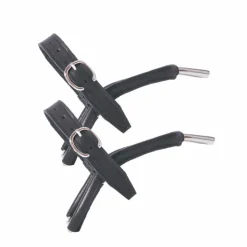 TdeT - Éperons Prince de galles cuir femme Noir