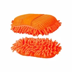 TdeT -  Éponge  mesh et micro-fibre Orange
