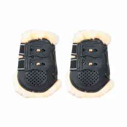 TdeT - Protège-boulets Proteck' Compet doublure mouton noir/ naturel