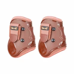 Online TdeT - Protèges boulet coque et cuir marron