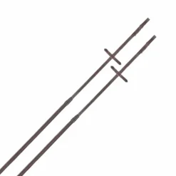 Clearance TdeT - Rênes caoutchouc petits picots havane foncé