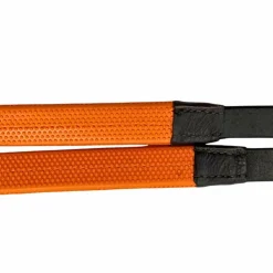 Online TdeT - Rênes en caoutchouc petits picots Orange