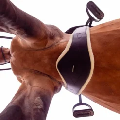 New TdeT - Sangle anatomique en cuir mouton Havane