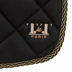 TdeT - Tapis de selle Fontainebleau / blanc Noir Best