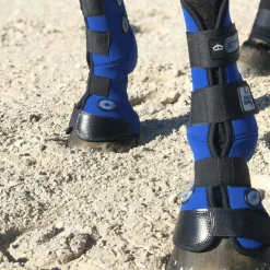 Veredus - Guêtres d'écurie antérieurs Magnetik 4 hours x2 Bleu Best