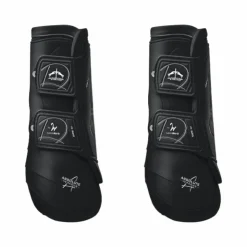 Veredus - Guêtres fermées postérieurs Absolute velcro noir x2 New