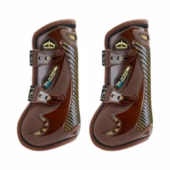 Veredus - Guêtres ouvertes Kevlar Gel Vento Marron  x2 Outlet