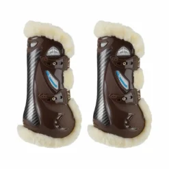 Veredus - Guêtres ouvertes Carbon Gel Vento Save The Sheep Marron x2 Online