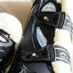 Veredus - Guêtres ouvertes Carbon Gel Vento Save The Sheep Noir x2 Online