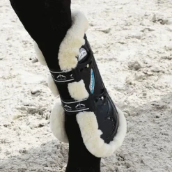 Veredus - Guêtres ouvertes Carbon Gel Vento Save The Sheep Noir x2 Online