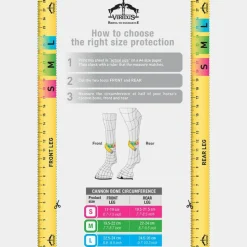 Clearance Veredus - Protège-boulets Jeunes Chevaux Vento Kevlar Noir