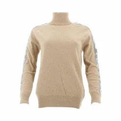 Online Vestrum - Pull col roulé femme Lierneux beige