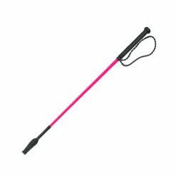 Whip&Go - Cravache Twist à poignée 65 cm fuchsia Rose New