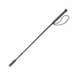 Whip&Go - Cravache Twist à poignée 65 cm Marron Hot